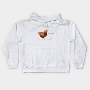 Chicken Or Egg Kids Hoodie